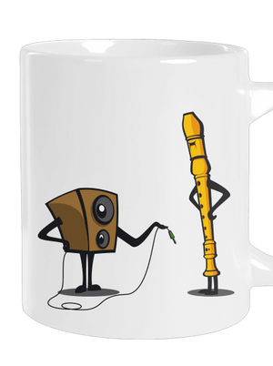 Plug-in jack nagy bögre White