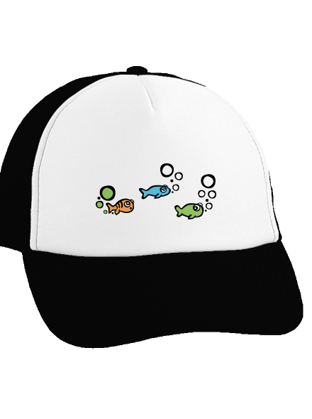 Baleset teherautós sapka Black cap
