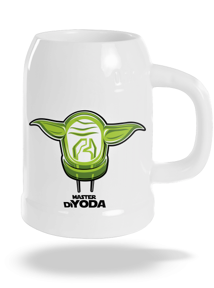 Master DiYoda söröskorsó White