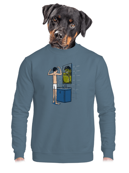 Hulk unisex crewneck Nordic Blue
