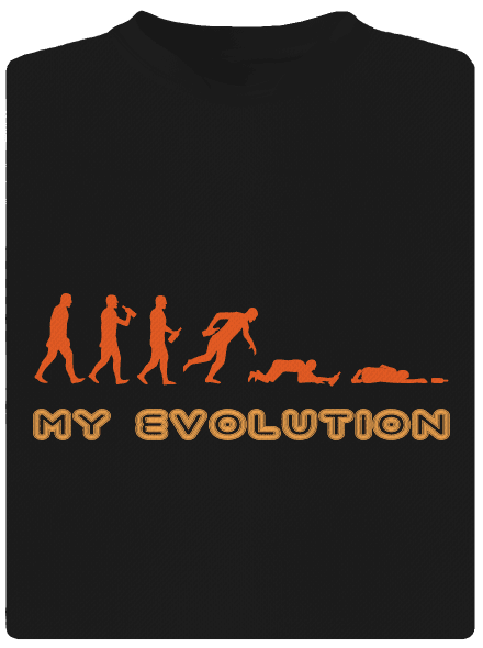 My Evolution férfi sportpóló Black
