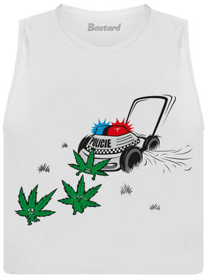 Ganja bust női bővített trikó White