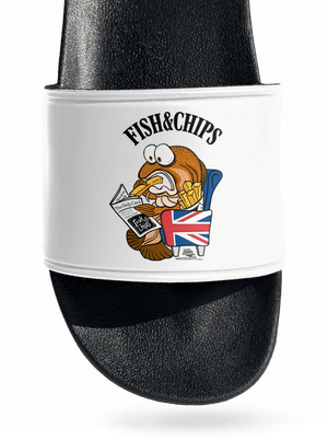 Fish and chips papucs White