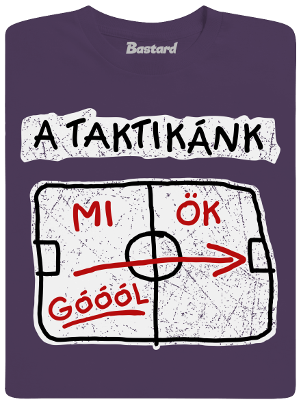 A taktikánk férfi póló Urban Purple