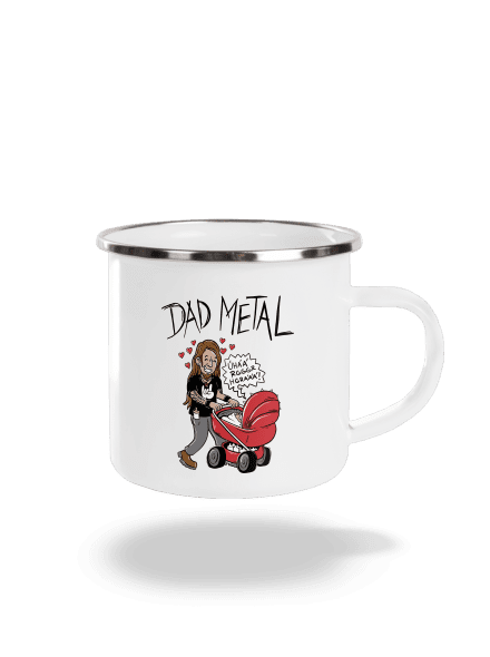 Dad metal pléhbögre White
