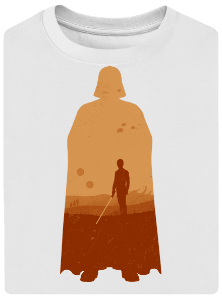 Skywalker unisex túlméretezett póló White