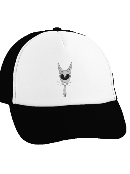 UFO cat teherautós sapka Black cap