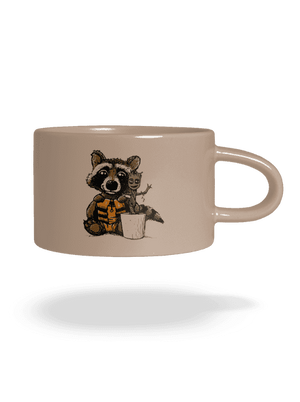 A galaxis őrzői macaron bögre Brown Macaron