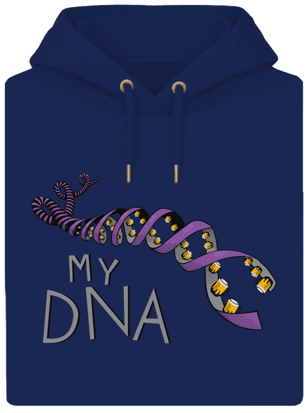 My DNA unisex prémium pulóver Navy