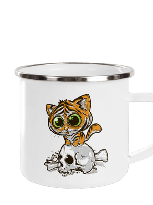 Tigriskölyök pléhbögre White