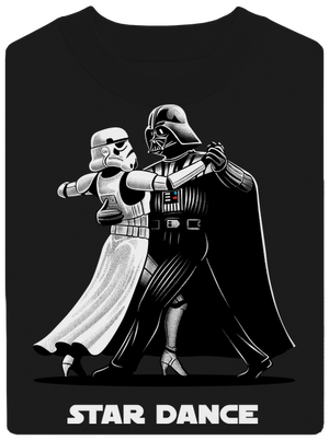 Star dance unisex crewneck Black