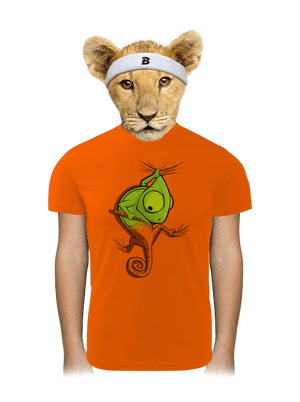 Hibajavító gyerek sport póló Neon Orange