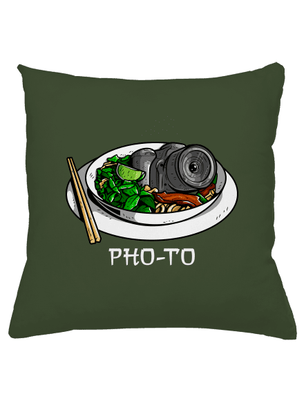 Pho-to párna Olive Green