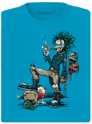 Evil clown női sportpóló Blue Atol