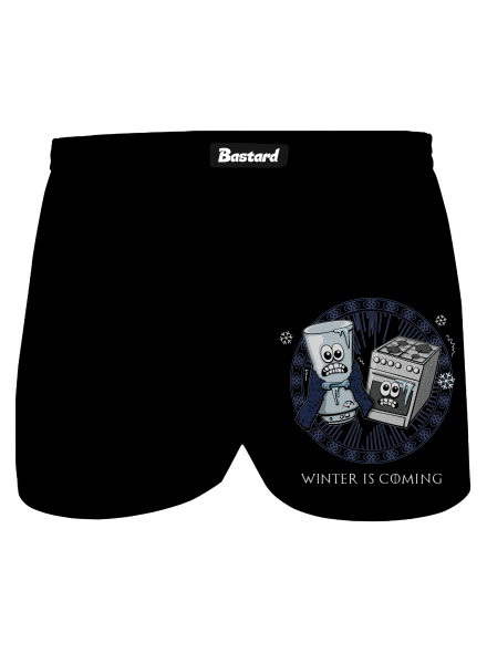 Winter is coming férfi alsó nadrág Black