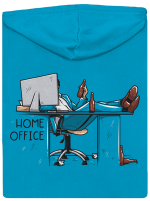 Home office cipzáras női pulóver Blue Atol