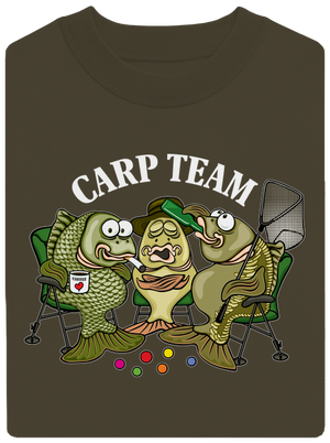 Carp Team unisex crewneck Urban Khaki