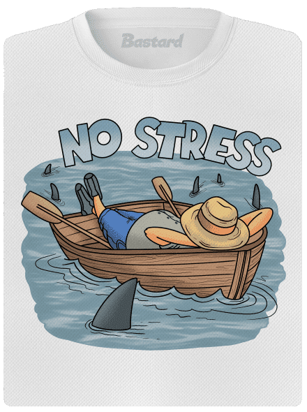 No stress női sportpóló White