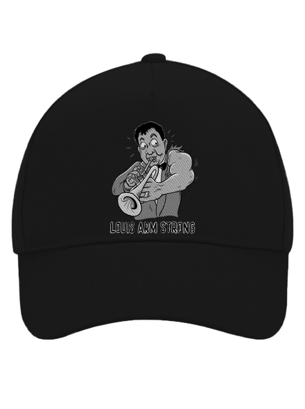Louis Armstrong baseballsapka Black