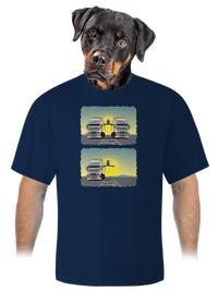 unisex túlméretezett póló