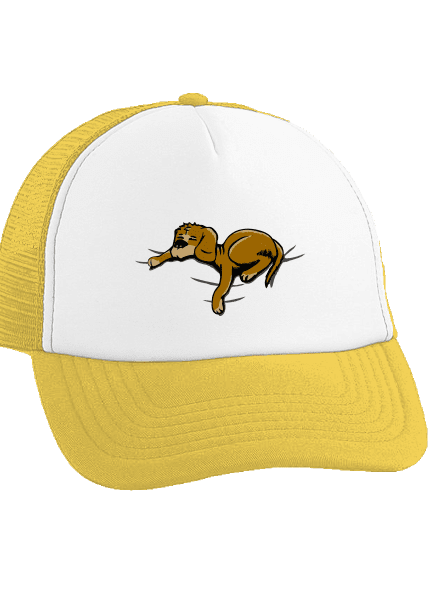 Alvó kutya teherautós sapka Sunflower cap