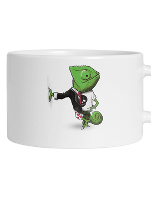 Az álcázás mestere macaron bögre White