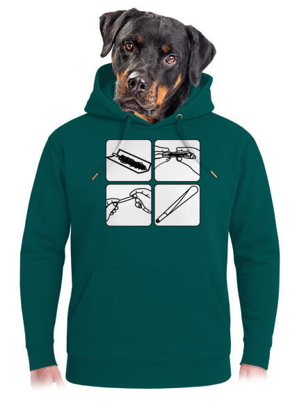 Joint unisex prémium pulóver Emerald Green