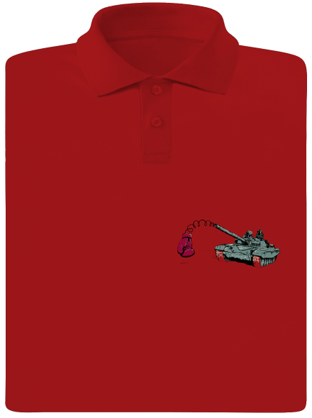 Tank férfi pólóingek Red Mal