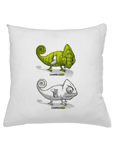 ChameleON ChameleOFF párna White