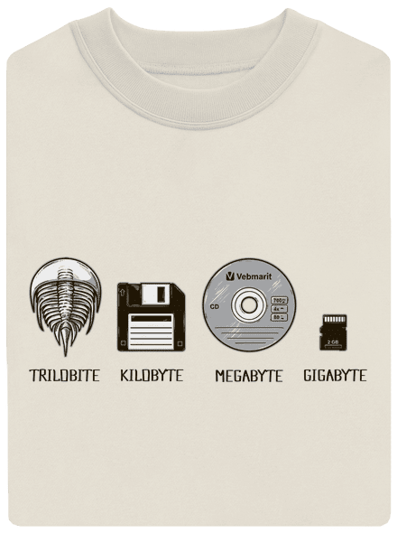 Trilobite unisex crewneck Off White