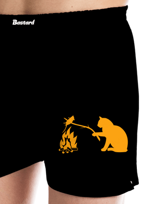Macska-egér harc férfi alsó nadrág Black