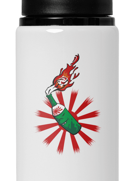 Kamikaze kulacs White