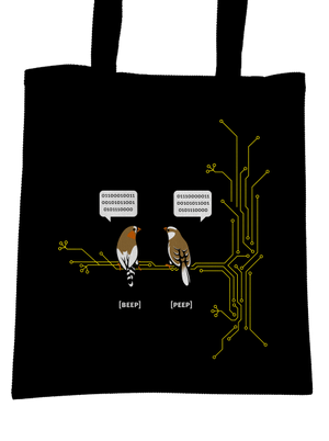 Beep and Peep táska Black