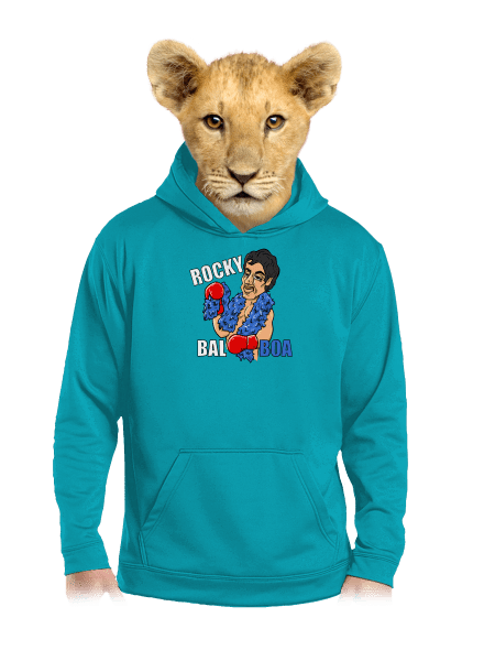 Rocky Bal boa gyerek kenguruzsebes pulóver Hawaiian Blue