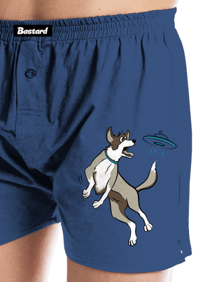 Repülő csészealj férfi alsó nadrág Blue