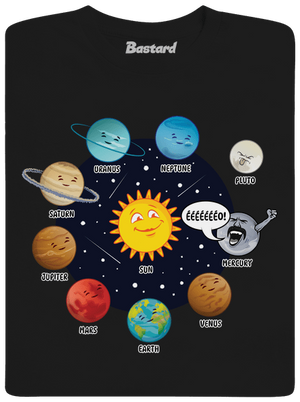 Mercury férfi póló Black