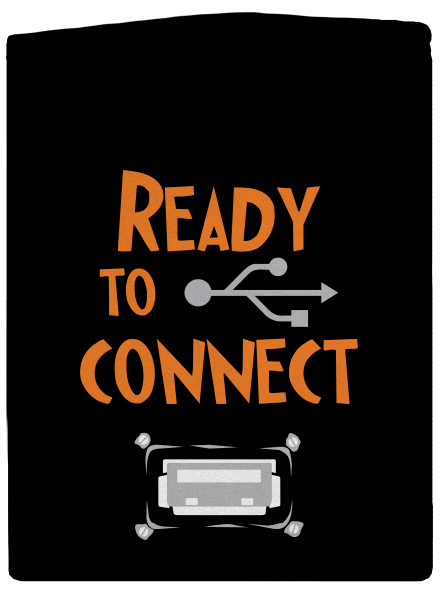 USB csatlakozás cipzáras női pulóver Black