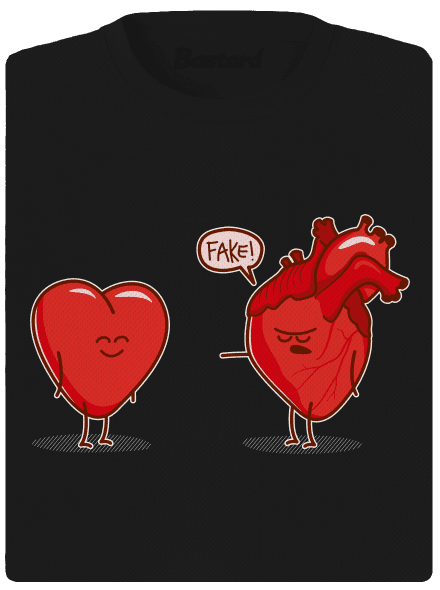 Szívügyek női sportpóló Black