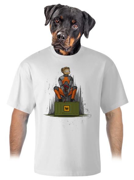 Ape-Life unisex túlméretezett póló White