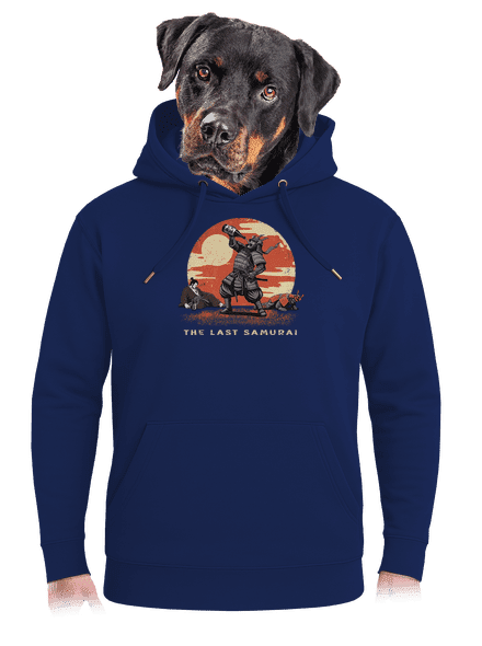 The last samurai unisex prémium pulóver Navy