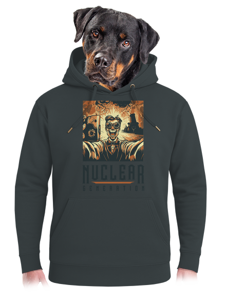 Nuclear generation unisex prémium pulóver Charcoal