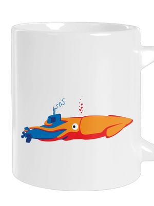 Polip nagy bögre White