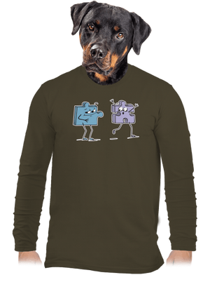  férfi hosszú ujjú póló Urban Khaki