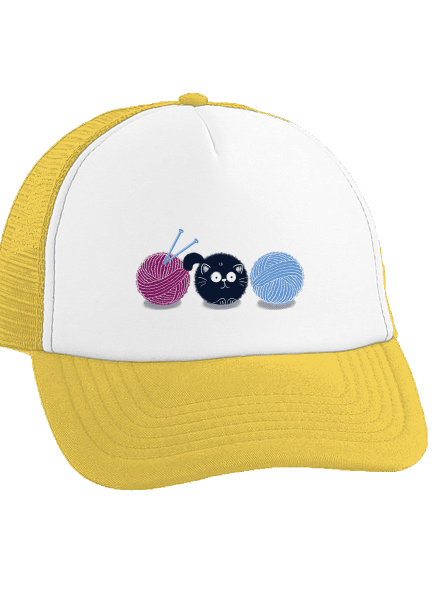Macska teherautós sapka Sunflower cap