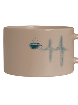 Coffee help macaron bögre Brown Macaron