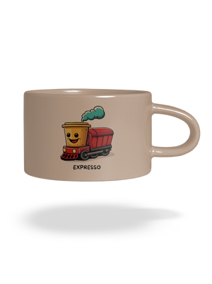 Expresso macaron bögre Brown Macaron