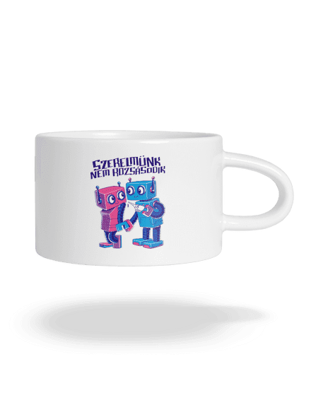 Robotok macaron bögre White