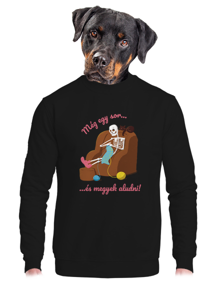 Még egy sor unisex crewneck Black