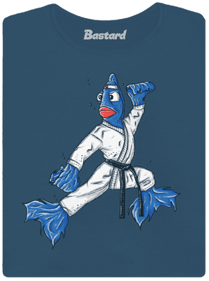  prémium női póló Petrol Blue