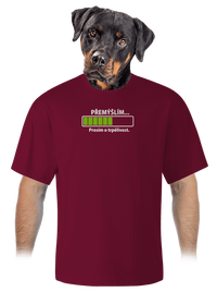 unisex túlméretezett póló